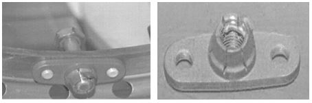 裝配后開裂形貌，螺母的開裂形貌