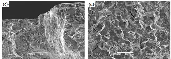 圖12-13 (c、d、e)斷口微觀形貌